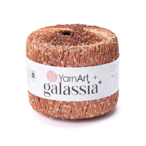 YarnArt GALASSIA siūlai su žvyneliais, spalva 5820