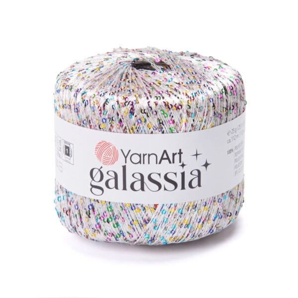 YarnArt GALASSIA siūlai su žvyneliais, spalva 5825