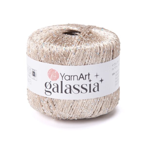 YarnArt GALASSIA siūlai su žvyneliais, spalva 5827