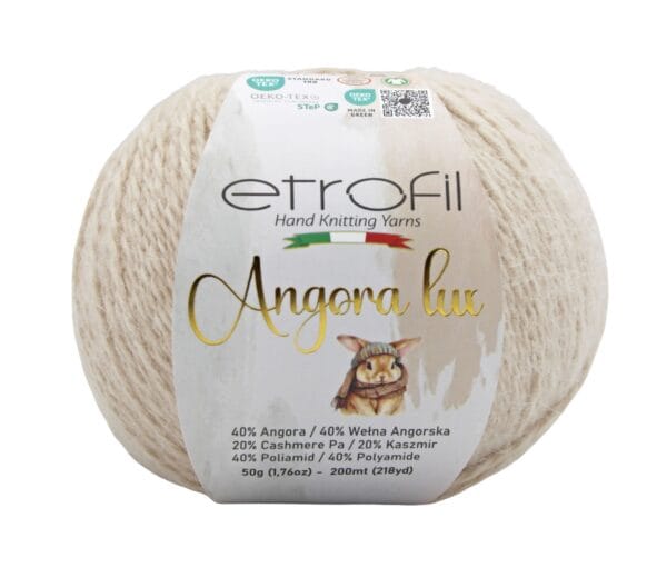Etrofil ANGORA LUX siūlai su angora, spalva 70107