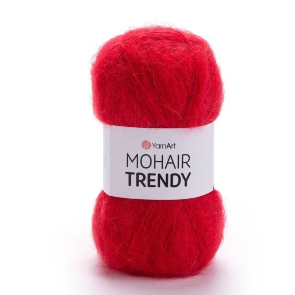 YarnArt Mohair Trendy moheros ir akrilo siūlai, spalva 105
