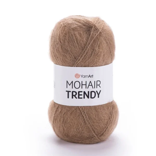 YarnArt Mohair Trendy moheros ir akrilo siūlai, spalva 116