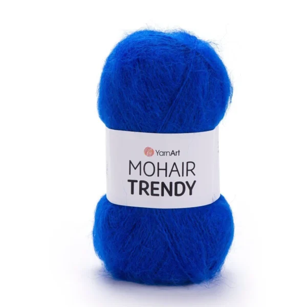 YarnArt Mohair Trendy moheros ir akrilo siūlai, spalva 128