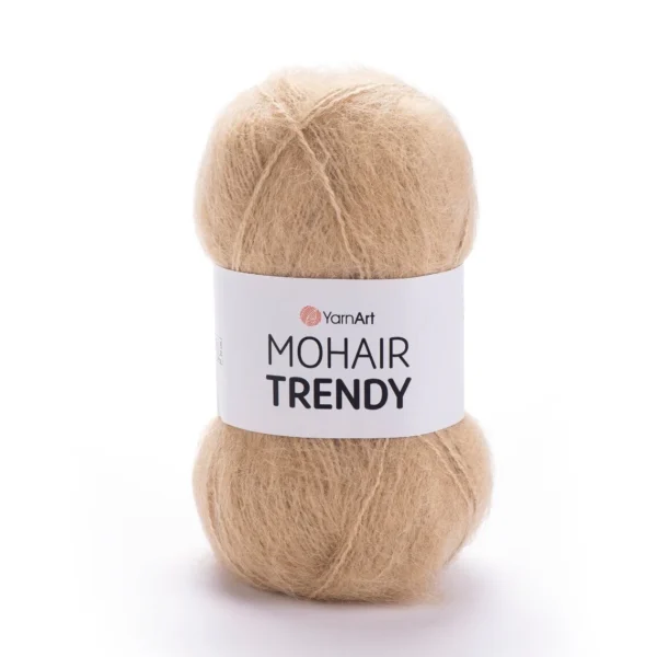 YarnArt Mohair Trendy moheros ir akrilo siūlai, spalva 134