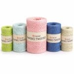 YarnArt PAPIRO TWISTED popierinės rafijos siūlai įvairių spalvų