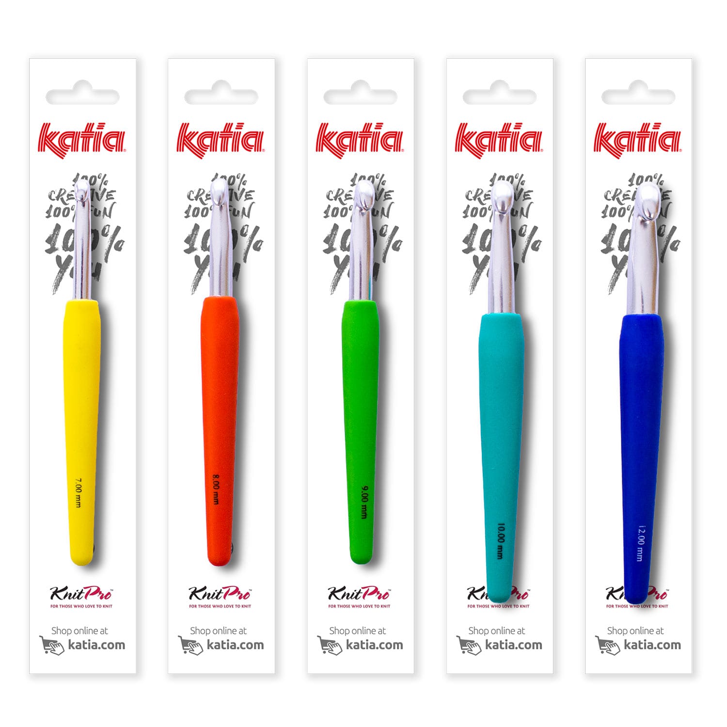 Katia liela izmēra ergonomiska tamboradata (9–12 mm)