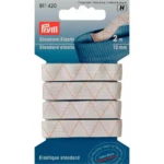 Белая эластичная лента Prym Standard Elastic, 12 мм × 2 м — изображение 1