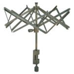 Разложенный деревянный держатель пасм Addi UMBRELLA