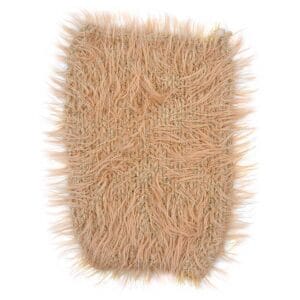 Gazzal MARILYN & MERINOS LUREX beige fluffy knitted swatch, colour 8283