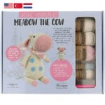 Tuva Crochet amigurumi heegelduskomplekt — lehm Meadow